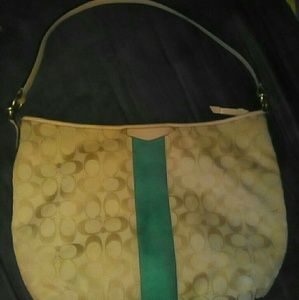 Authentic Coach hobo purse